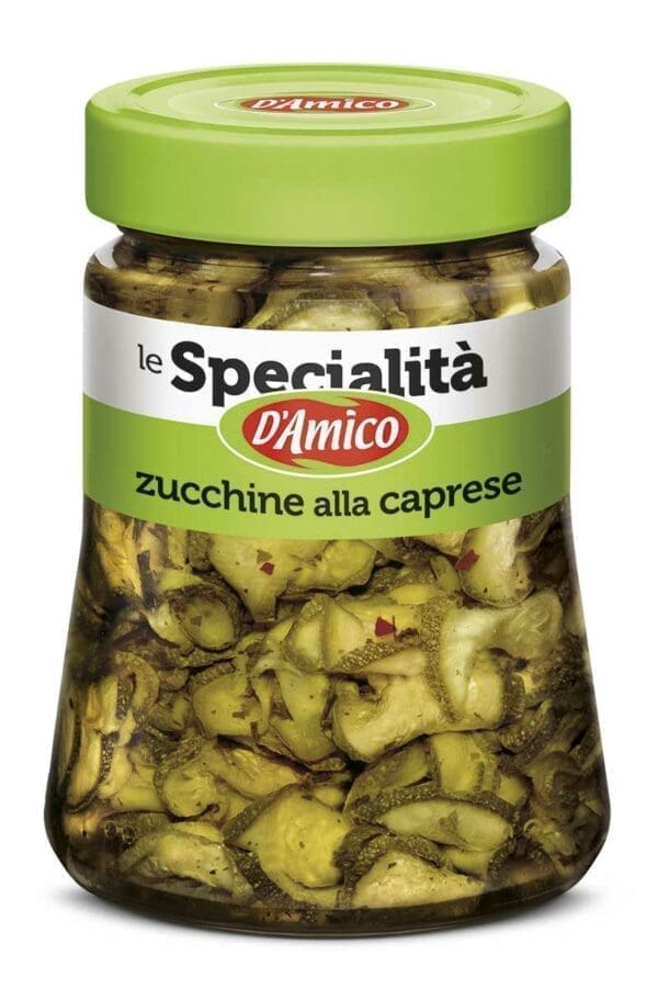 D'AMICO | Le Specialitá | Zucchine alla Caprese (Courgettes van Capri) | 280gr