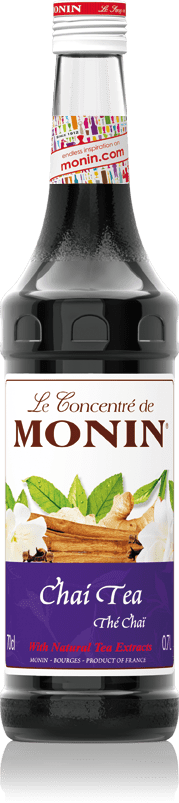 Le Sirop de MONIN | Chaï Tea (Chaï Thee Siroop) | 70cl