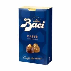 Perugina Baci Caffè met inspirerende liefdesbriefjes, 200g verpakking.