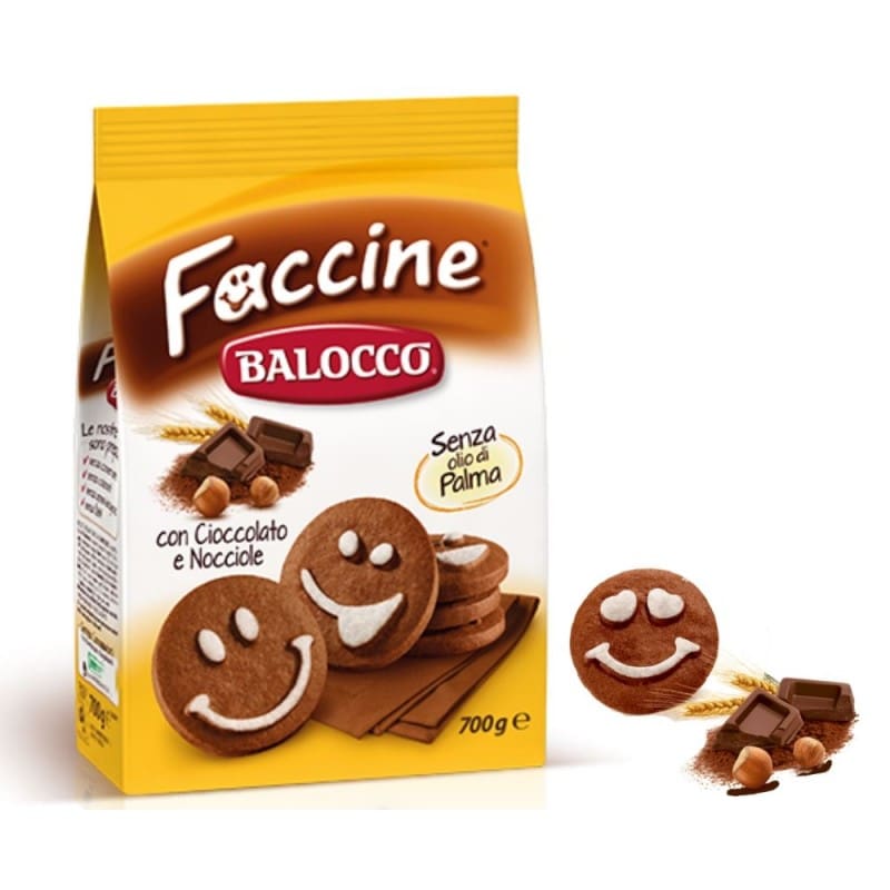 BALOCCO | Faccine - Frollino koekjes met Chocolade en Hazelnoten