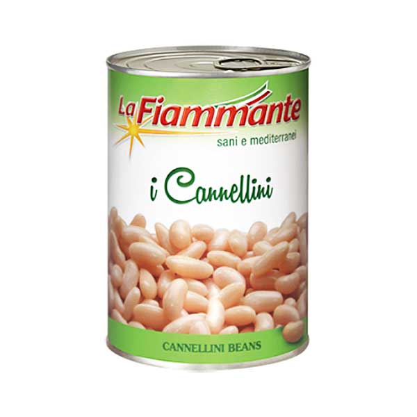 LA FIAMMANTE | Fagioli Cannellini Lessati (Cannellinibonen) | 400g