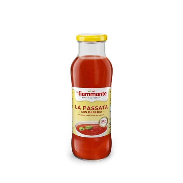 La Fiammante Passata di Pomodoro Classica al Basilico - Italiaanse tomatensaus met basilicum