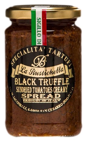 LA RUSTICHELLA | Crème van Gedroogde Tomaten met Zwarte Truffel | 280gr