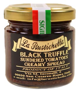 LA RUSTICHELLA | Crème van Gedroogde Tomaten met Zwarte Truffel | 90gr