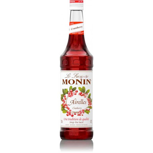 Le Sirop de MONIN | Airelles (Cranberry-Veenbessen Siroop) | 70cl