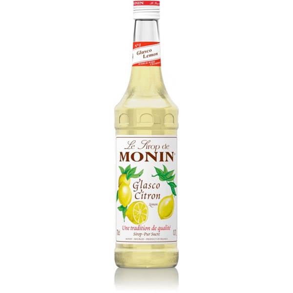 Le Sirop de MONIN | Glasco Citron (Helder Citroen Siroop) | 70cl