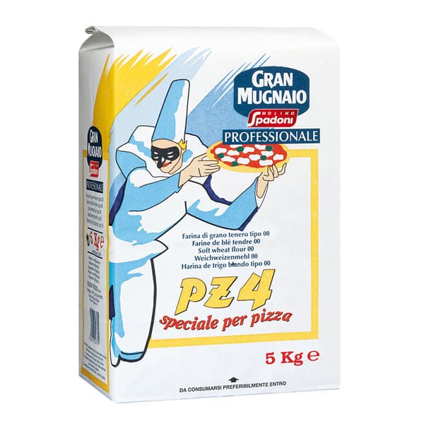 MOLINO SPADONI | Farina Speciale Professionale per Pizza Croccante PZ4 | 5Kg