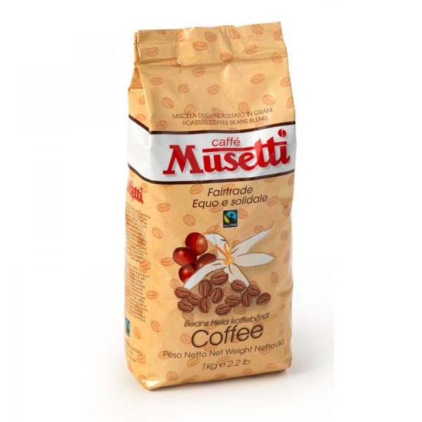 MUSETTI | Espresso FairTrade Equo e Solidale 100% Arabica | Bonen | 1 Kg