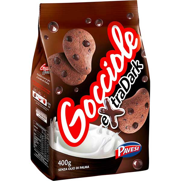 Pavesi Gocciole Extra Dark koekjes