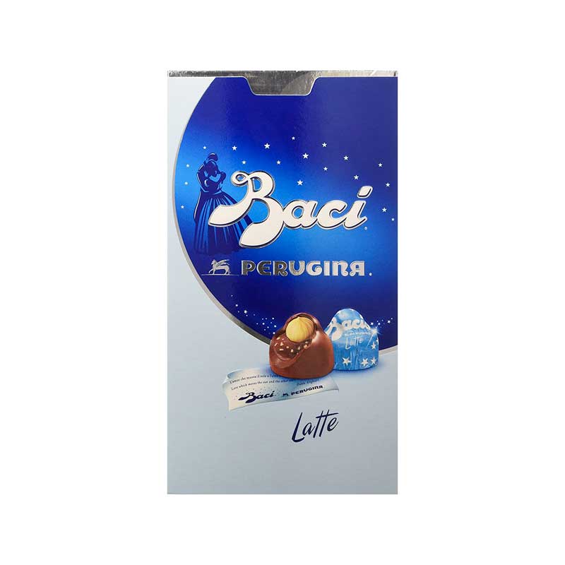 Perugina's Baci al Latte - 200g doosje vol romige melkchocolade lekkernijen