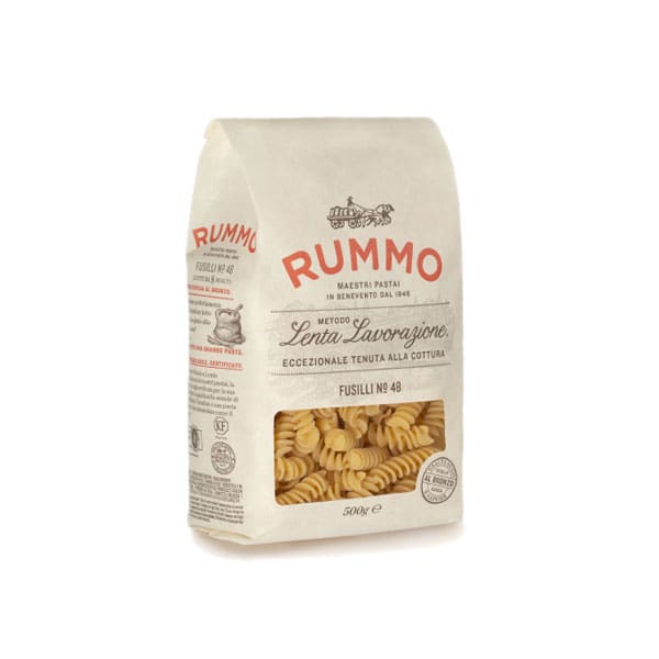 Rummo Fusilli nr 48 - Levendige spiraalvormige pasta voor diverse culinaire creaties