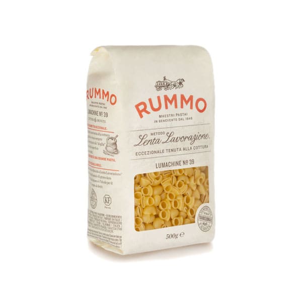 Rummo Lumachine nr 39 - Charmante pasta in de vorm van kleine slakken voor veelzijdige gerechten