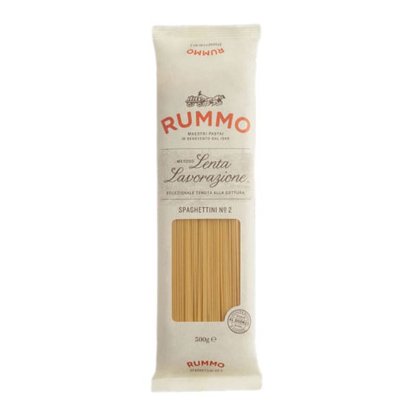Rummo Spaghettini nr 2 - Verfijnde dunne pasta voor lichte en elegante gerechten