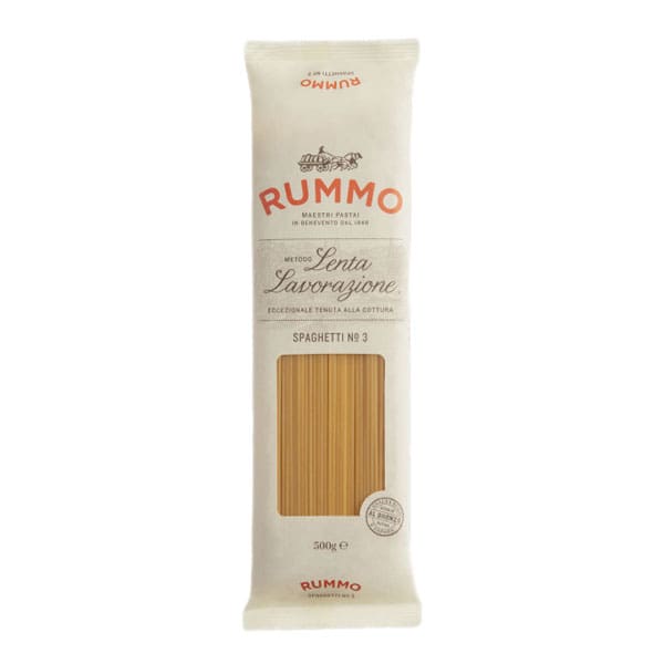 Rummo Spaghetti nr 3 - Dunne, ronde pasta voor authentieke Italiaanse gerechten
