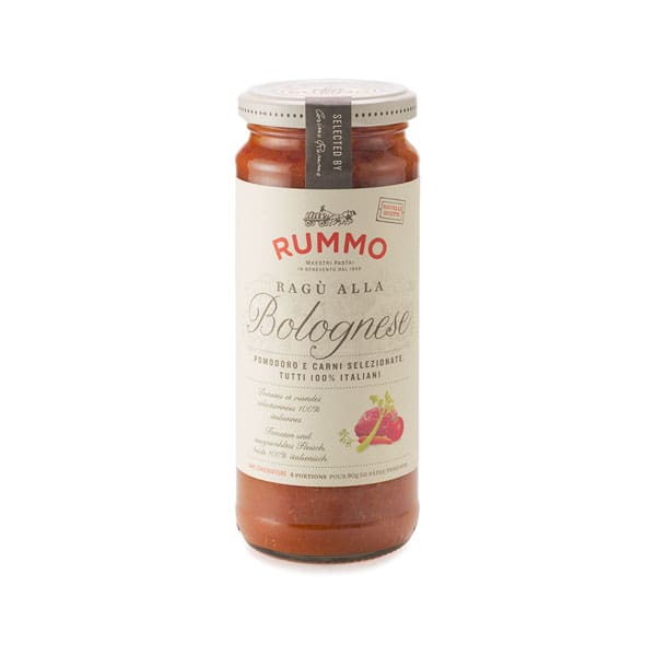 Rummo Bolognese Pastasaus - Rijke saus met mager rundvlees en verse groenten