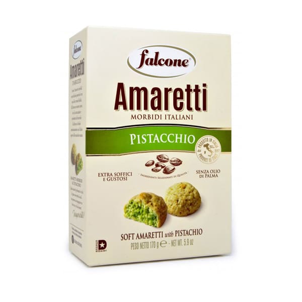 Amaretti Pistacchio 170g - Authentieke Italiaanse Koekjes van Falcone